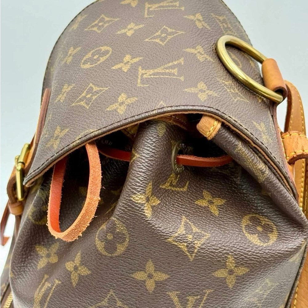 Louis Vuitton Classic Monogram Tan Backpack MM - Picture 10 of 16